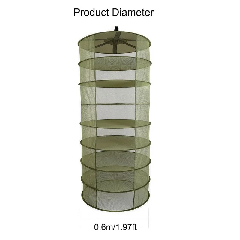 Fishing Equipment Net - Herb Drying Net 4/6/8 Layers Foldable