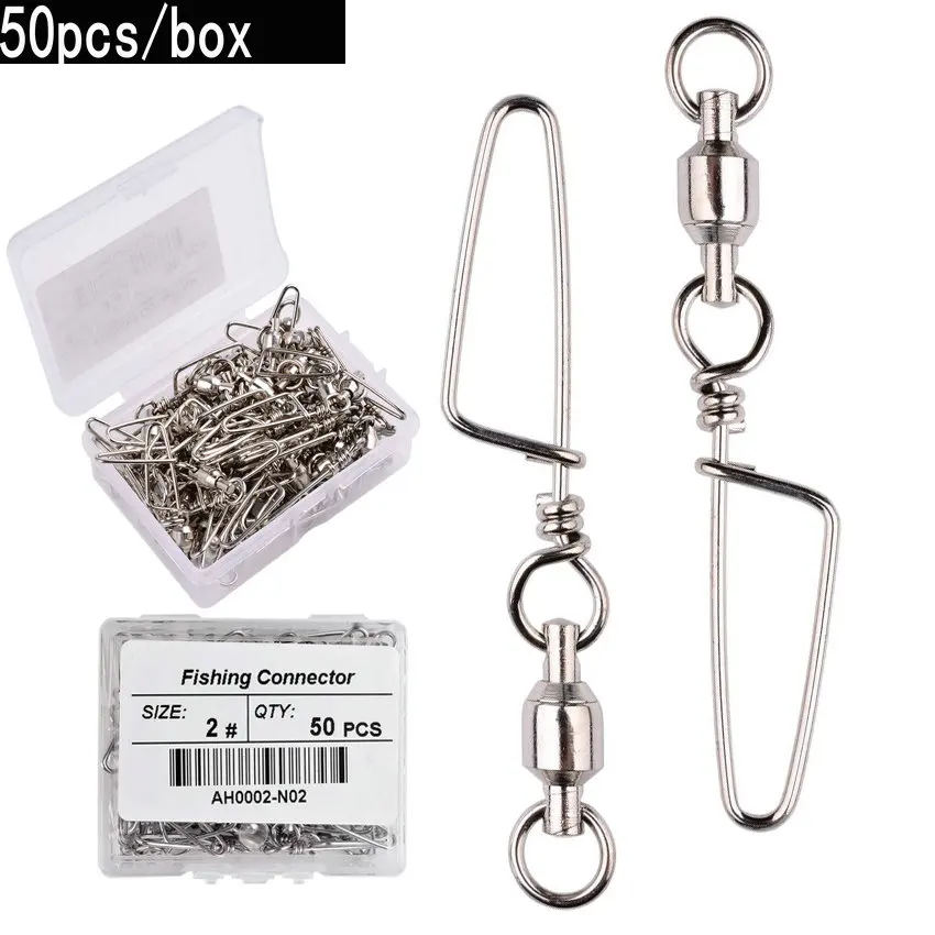 Fishing Equipment Storage - 50pcs Fishing Ball Bearing Swivel with