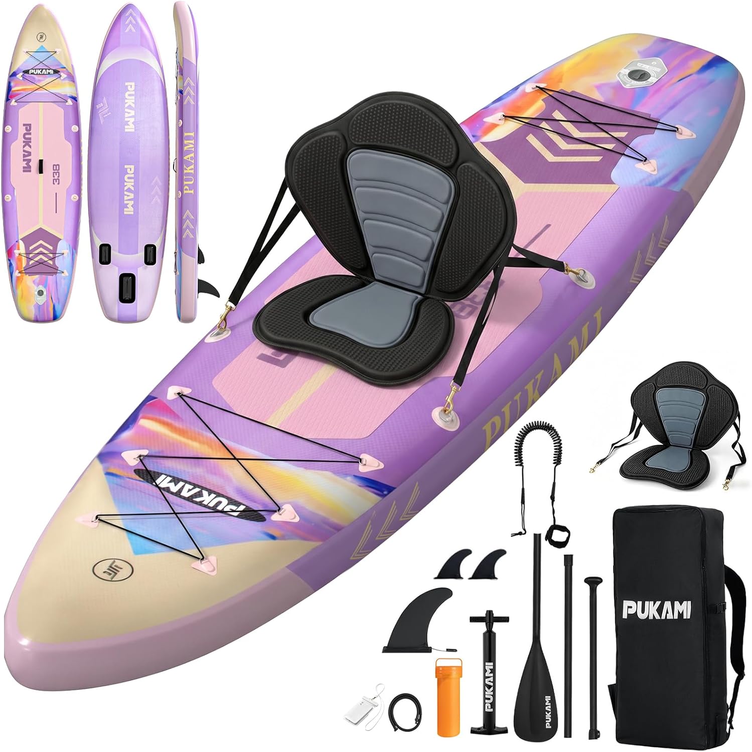 Fishing Backpack - Extra Wide Inflatable Stand Up Paddle
