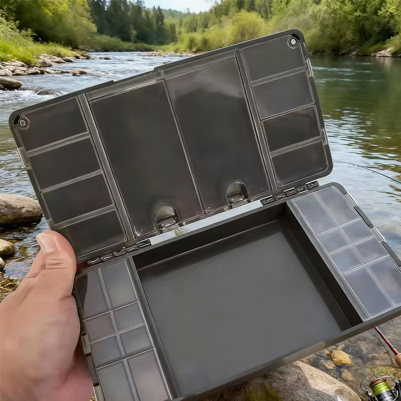 Large Capacity Hard PVC Tackle - Fishing Equipment Storage review and price