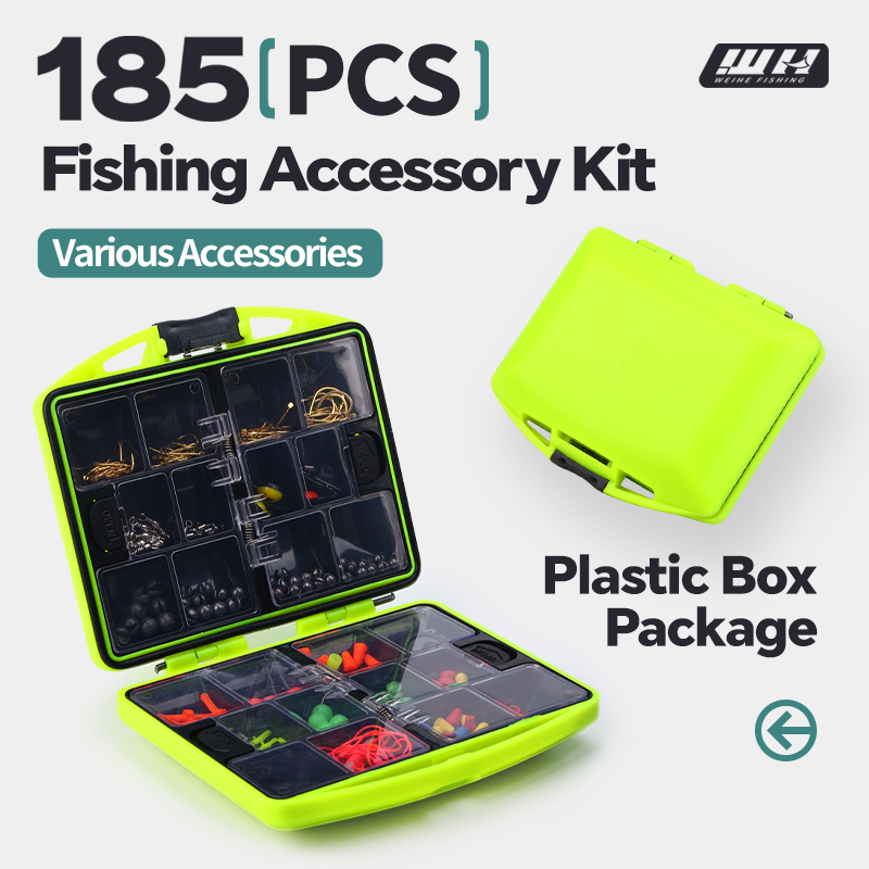 WEIHE 185pcs Fishing Accessori - Fishing Equipment Storage review and price