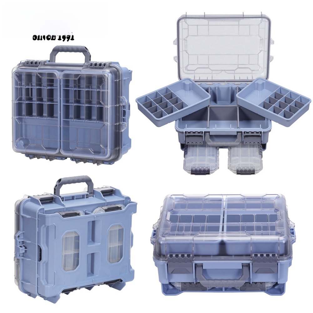 1pc Waterproof Double Layer Po - Fishing Equipment Storage review and price