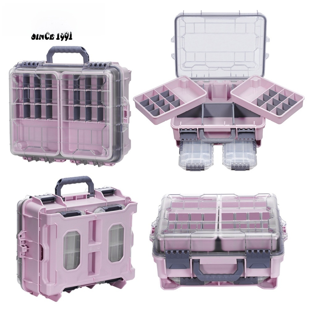 1pc Waterproof Double Layer Po - Fishing Equipment Storage review and price